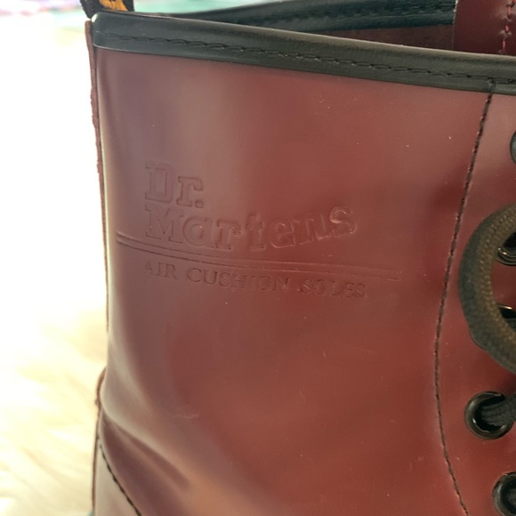 DR MARTEN’S sz 7 1460 smooth leather cherry boots - Picture 3 of 6